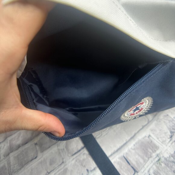 NWT Converse All Star Girls Varsity Backpack Laptop Sleeve ONE SIZE (Navy/Red) - Picture 5 of 15